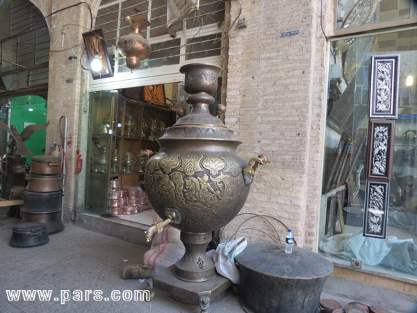 Copper samovar