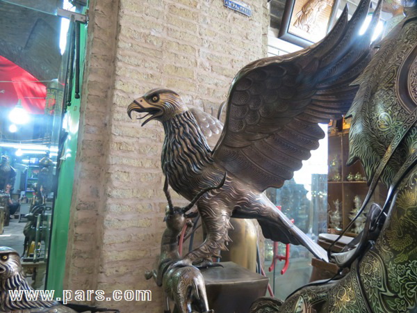 Copper Eagle Iranian art