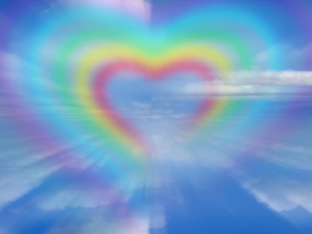 Rainbow hearts