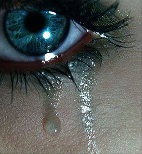 Crying eye