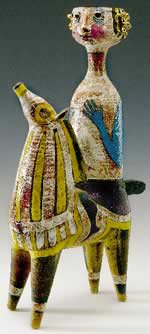 Ancient ceramic figurine