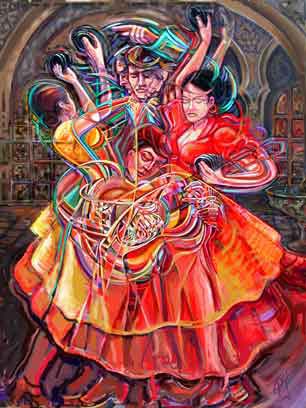 Spanish dancers